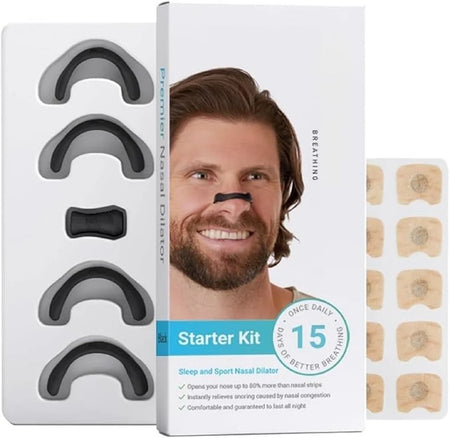 Magnetic Nasal Strips - Anti-Snore, Oxygen-Boosting