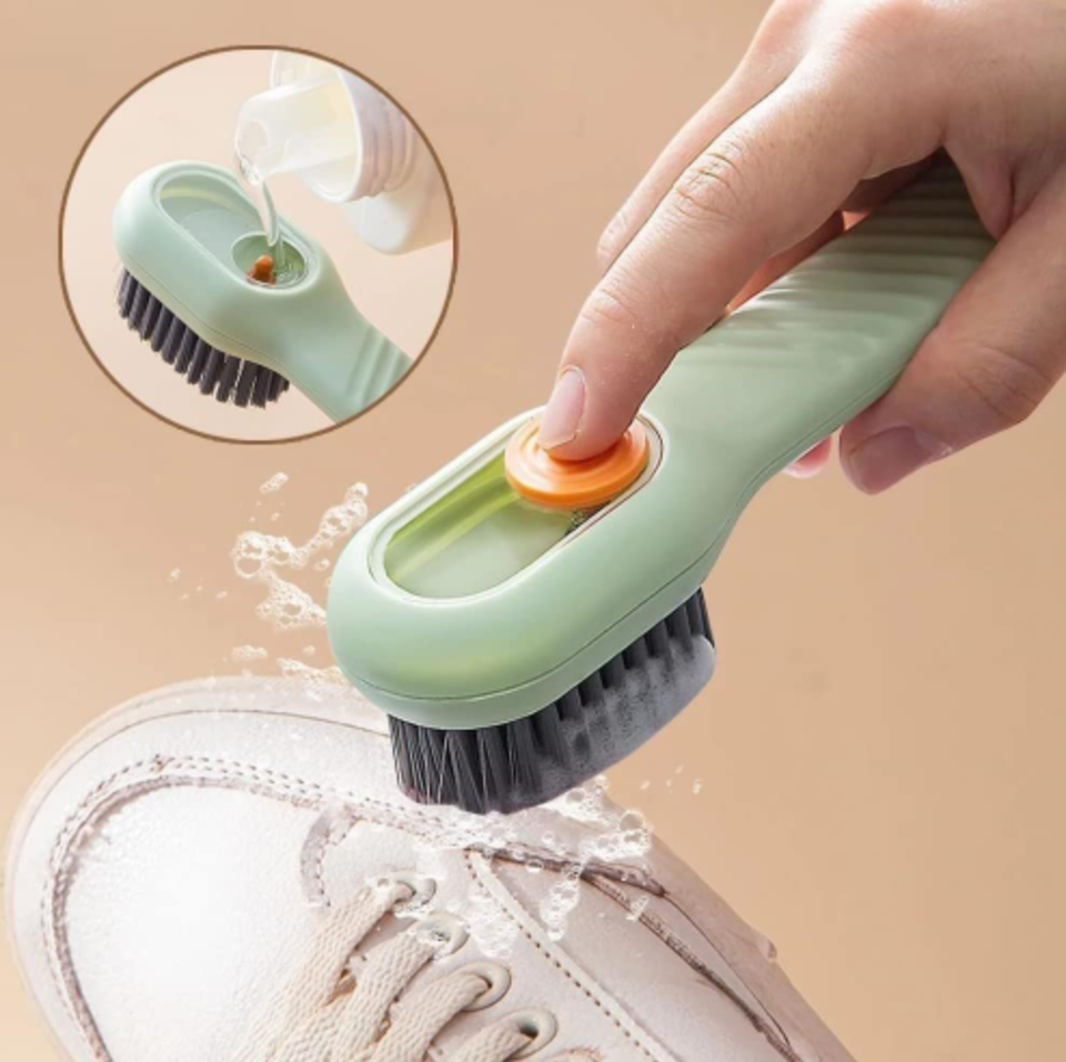 Multifunctional Liquid Sneaker Cleaning Brush with Soap Dispenser