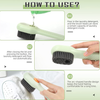 Multifunctional Liquid Sneaker Cleaning Brush with Soap Dispenser